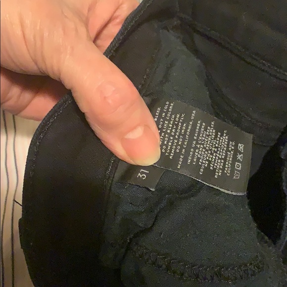 J Brand Black Skinny jeans size 31 - Picture 2 of 4